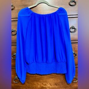 Vibrant Blue Blouse